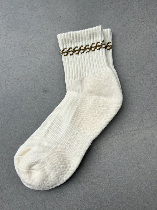 ‘The Shortie’ Ankle-Length Crew Grip Sock